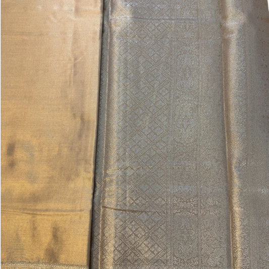 Golden Kanchi Tissue Saree