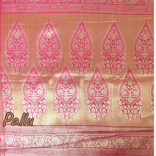 Golden Kanchi Tissue Saree