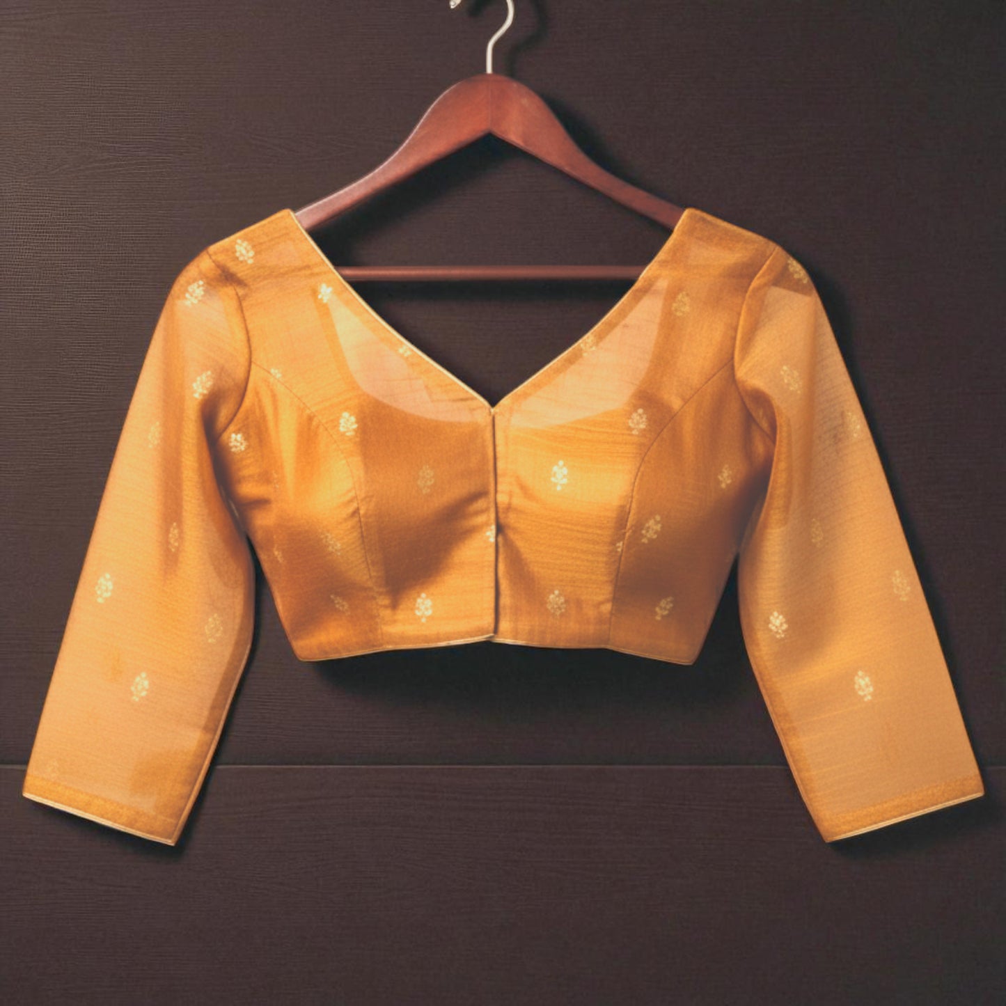 Sunlit Yellow Cotton Saree