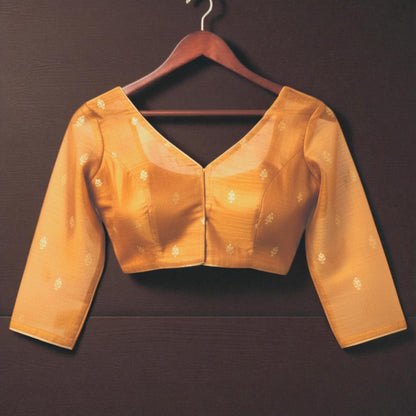 Sunlit Yellow Cotton Saree