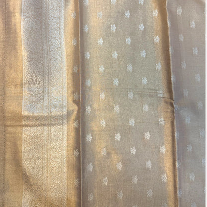Golden Kanchi Tissue Saree