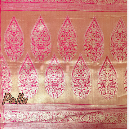 Golden Kanchi Tissue Saree