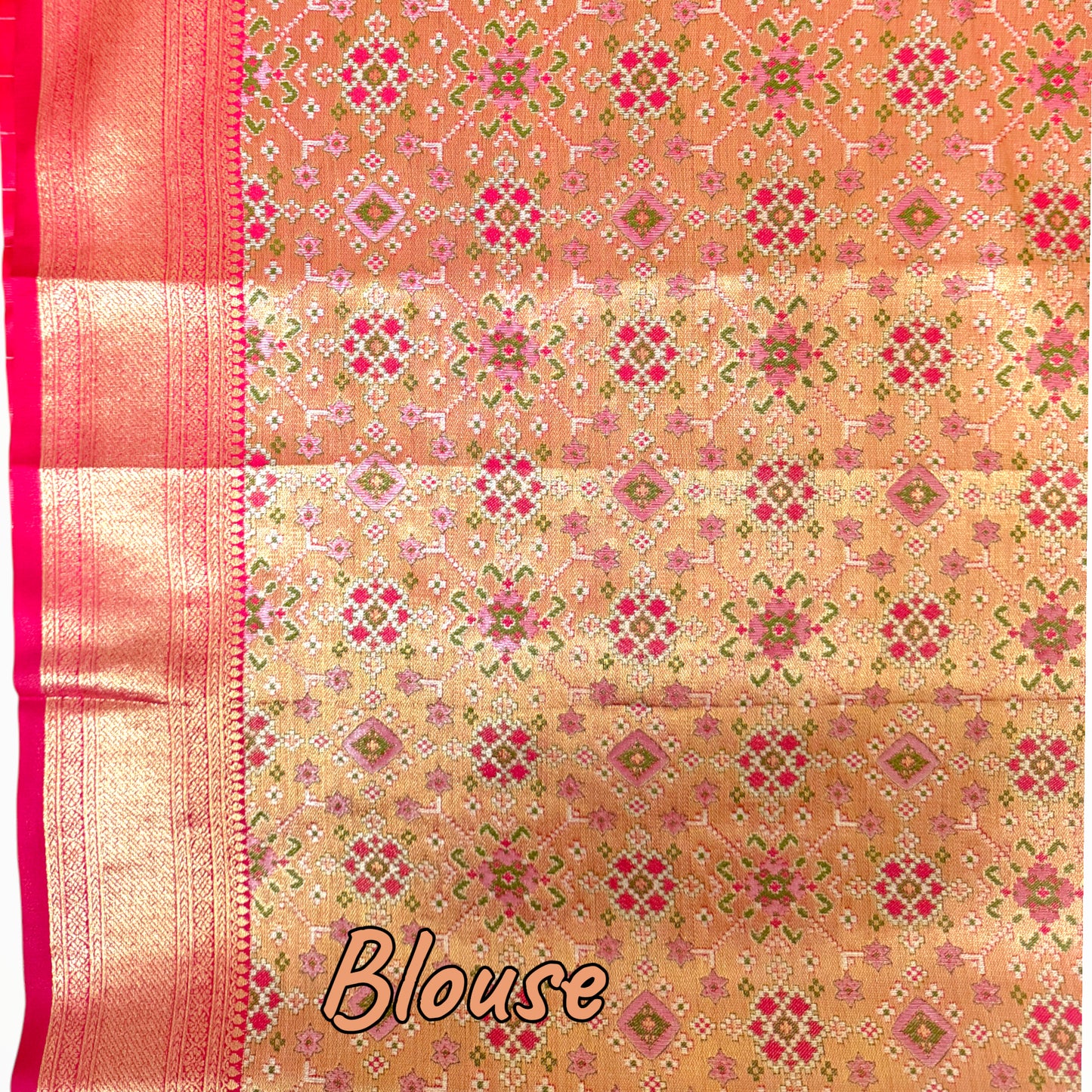 Golden Kanchi Tissue Saree