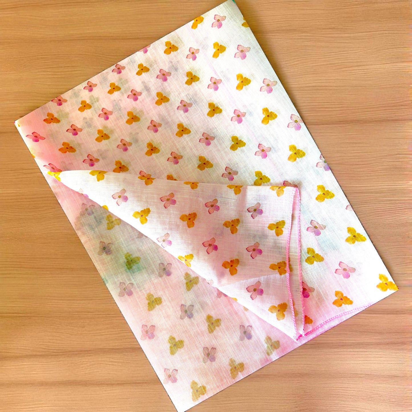 Blush Pink Linen Saree