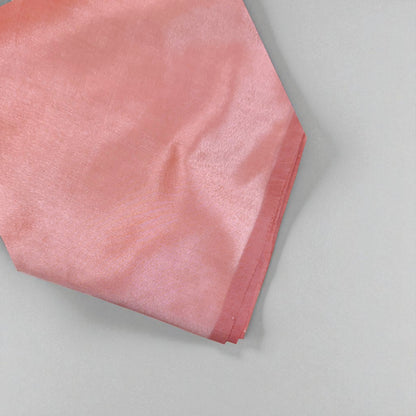 Rust Pink soft Silk Saree with Heritage Brocade Blouse